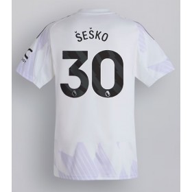 Herren Fußballbekleidung Manchester United Benjamin Sesko #30 Auswärtstrikot 2025-26 Kurzarm